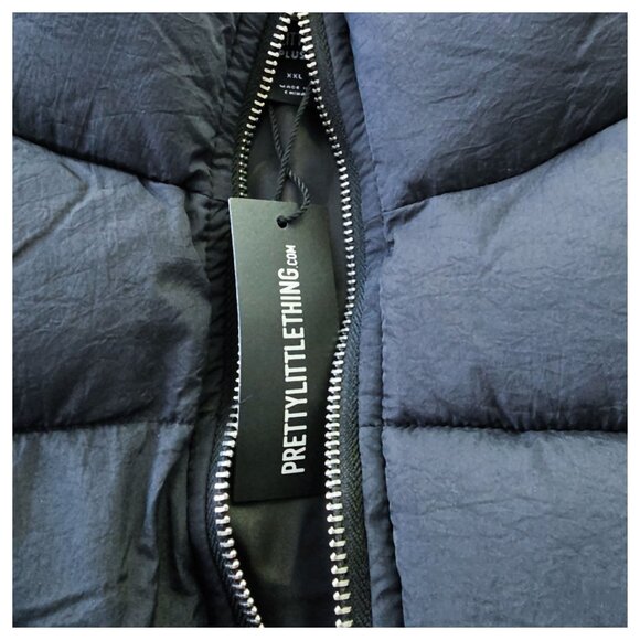 Women's Plus Size Black Puffer Vest UK XXL US (18/20) - Picture 6 of 11